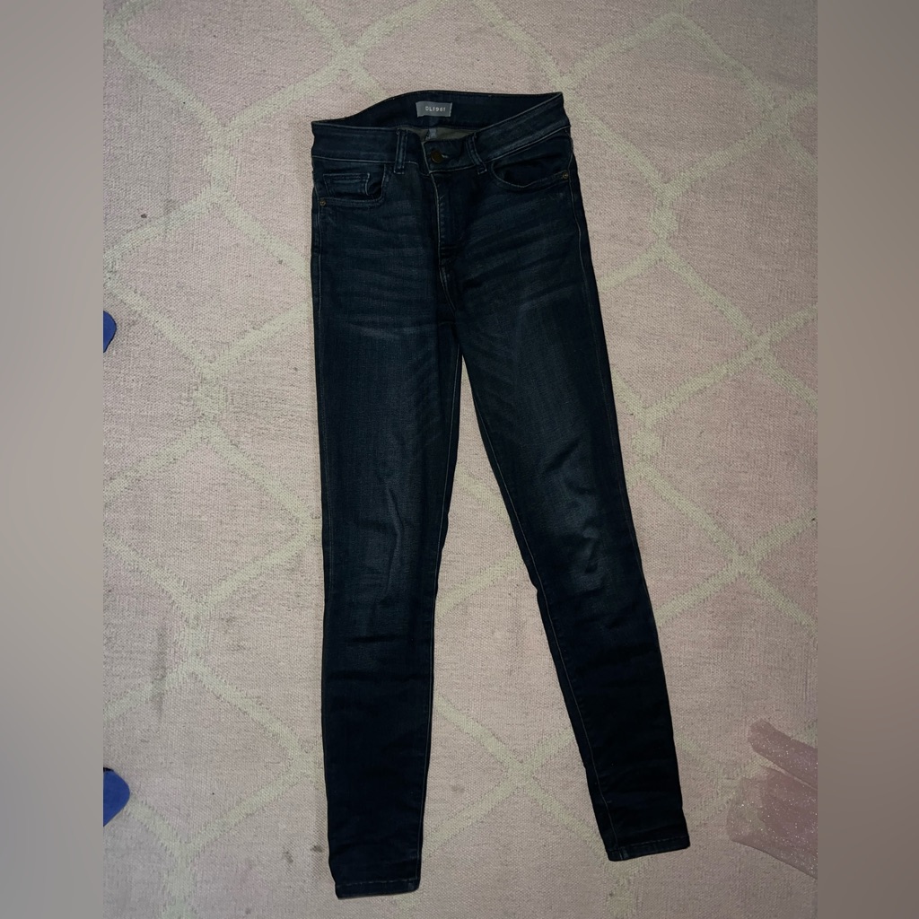 Dl Florence Skinny Jeans, Warner Dark Wash Denim